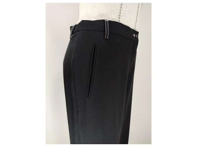 Autre Marque Ivan Grundahl Hose Schwarz Größe 40 - Ansicht 3