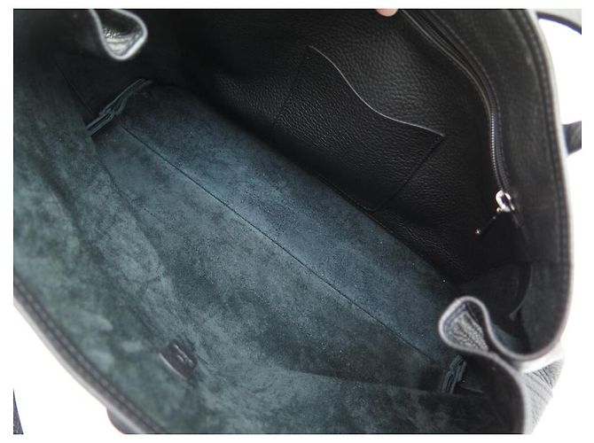 NOVA BOLSA LONGCHAMP ROSEAU ESSENTIAL M + BOLSA EM COURO GRAINADO PRETO - vista 8