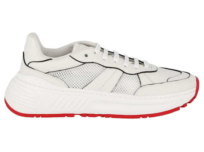 Bottega Veneta Mens Speedster Leather Sneakers White ref.555923 - Joli ...