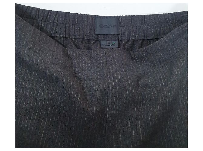 Autre Marque Pantalones OSKA de lana gris - vista 5