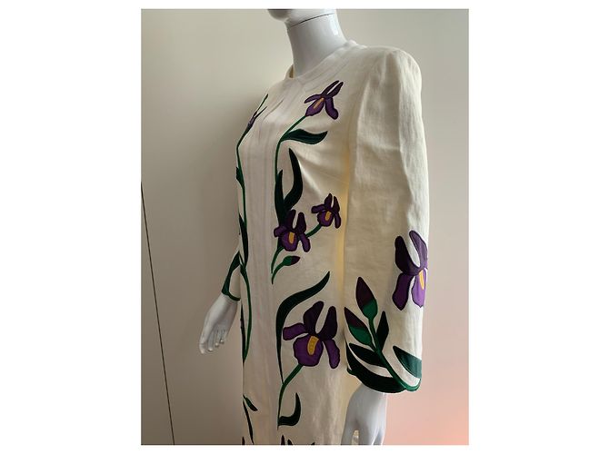 Tory Burch Abito caftano iris - vista 12