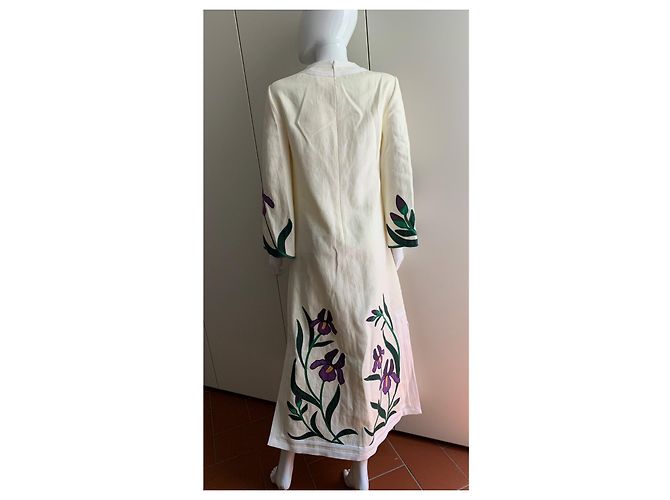 Tory Burch Abito caftano iris - vista 9