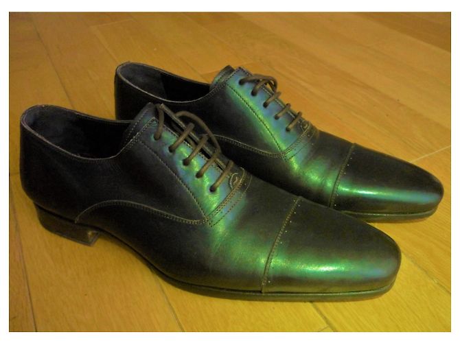 N.D.C. Made By Hand Richelieu Modello N.D.C. Fatto a mano, Pelle marrone scuro, Pointure 43 - vista 2