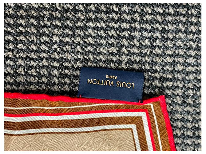 Louis Vuitton Scialle viso sempre più foderato Marrone - vista 5
