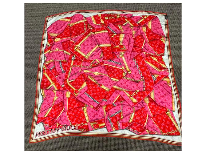 Louis Vuitton Scialle viso sempre più foderato Marrone - vista 2