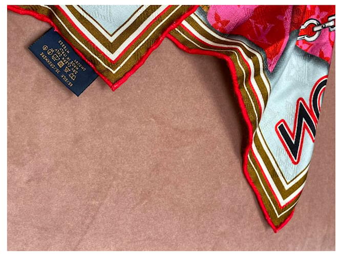 Louis Vuitton Scialle viso sempre più foderato Marrone - vista 9