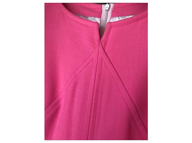 Courreges Vestido Courrèges de lã rosa - vista 4