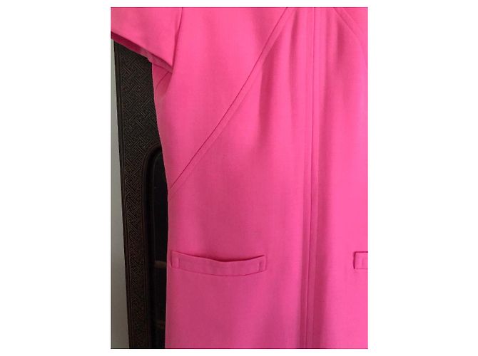 Courreges Vestido Courrèges de lã rosa - vista 5