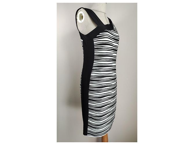 Joseph Ribkoff Kleid schwarz weiß - Ansicht 2