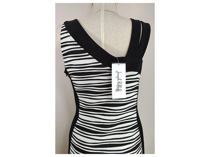 Joseph Ribkoff Kleid schwarz weiß - Ansicht 4