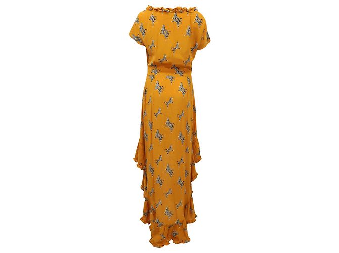 Vestido Midi Flamenco en Viscosa Amarilla de Baum Und Pferdgarten - vista 2