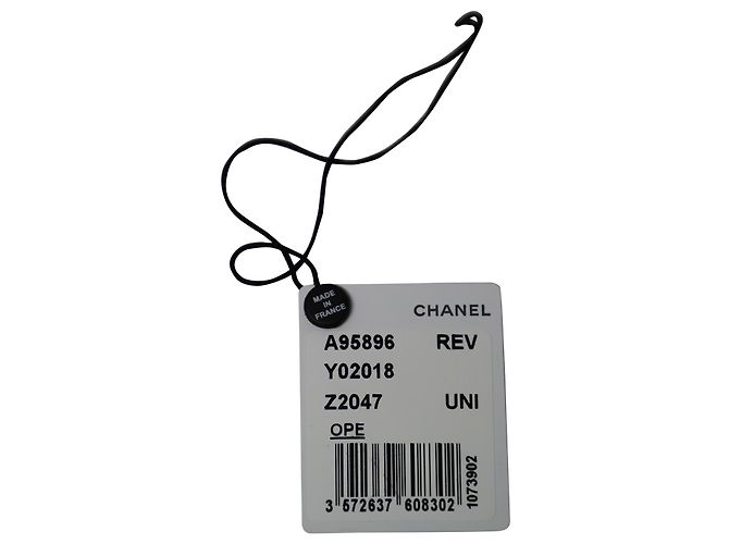Chanel Orecchini a bottone Channel CC in metallo nero - vista 5