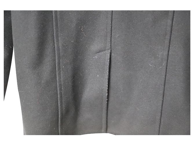 Zadig & Voltaire Matt Duffle Coat in Black Wool - view 6