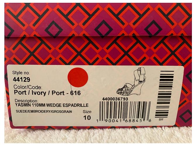 Tory Burch Espadrille mit Keilabsatz und Stickereien - Ansicht 13