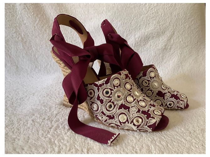 Tory Burch Espadrille mit Keilabsatz und Stickereien - Ansicht 3