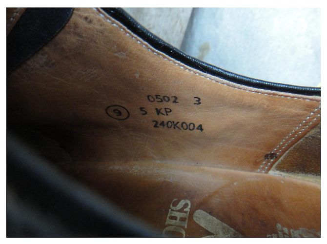 Autre Marque derbies vintage K Shoes p 43 Preto - vista 8