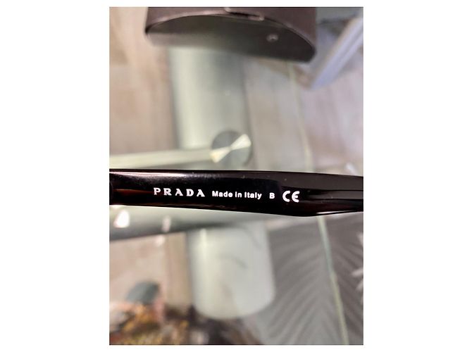 Prada Sonnenbrille Stroh Schwarz - Ansicht 5