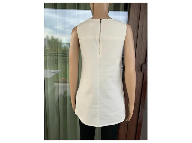 Max Mara Bluse Weiß Baumwolle - Ansicht 2