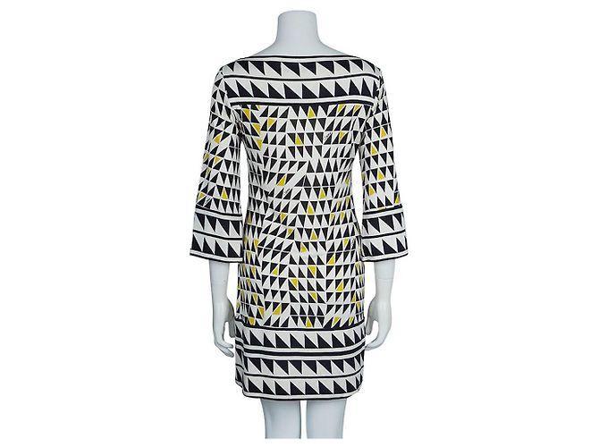 Vestido recto de seda Neera Diane von Furstenberg Multicolor - vista 2