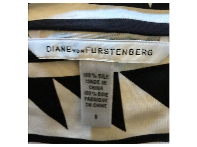 Vestido recto de seda Neera Diane von Furstenberg Multicolor - vista 3