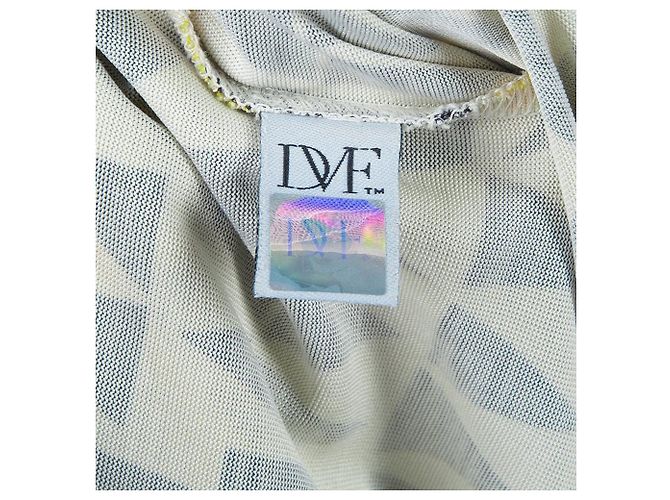 Vestido recto de seda Neera Diane von Furstenberg Multicolor - vista 4