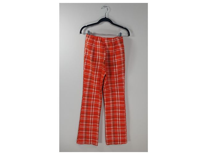 Autre Marque Pantalones Tartán Naranja I Am Gia - vista 3