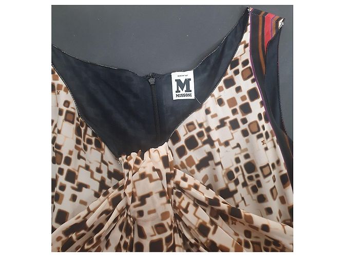 Vestido de seda M Missoni Multicolor - vista 7