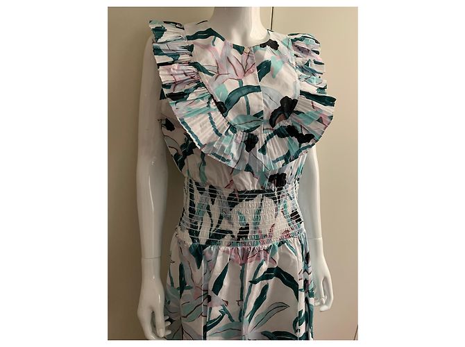 Tory Burch Vestido de popelina de algodón estampado Multicolor - vista 10