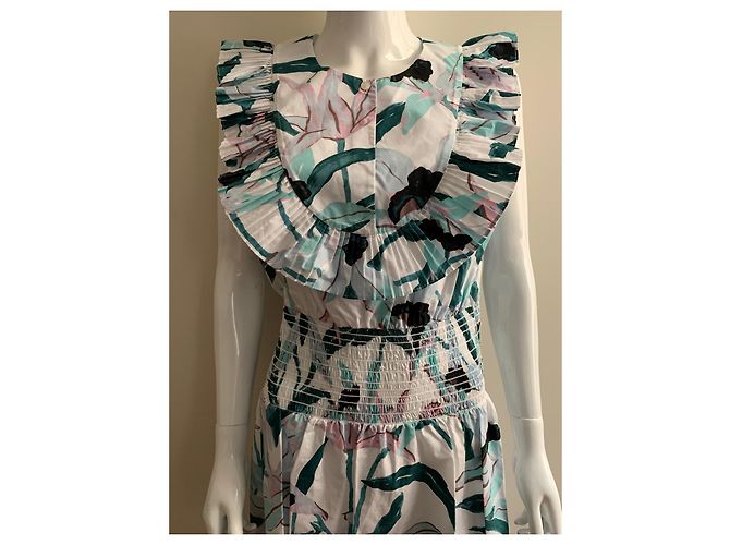 Tory Burch Vestido de popelina de algodón estampado Multicolor - vista 11