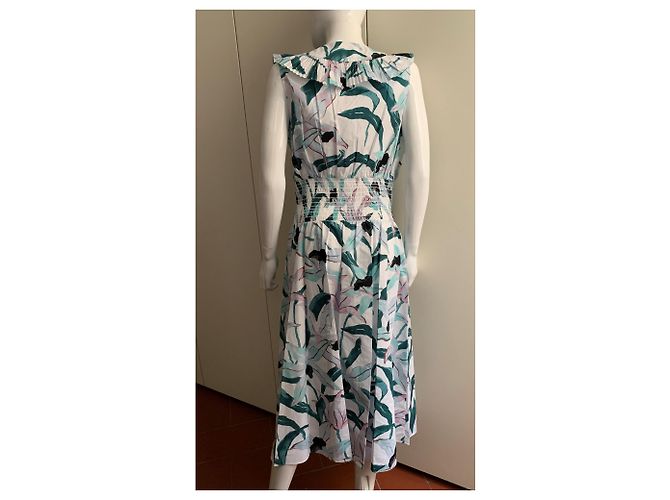 Tory Burch Vestido de popelina de algodón estampado Multicolor - vista 12