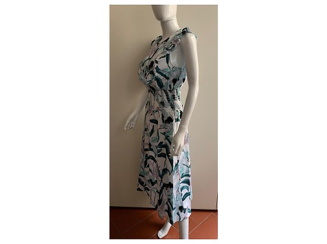Tory Burch Vestido de popelina de algodón estampado Multicolor - vista 13