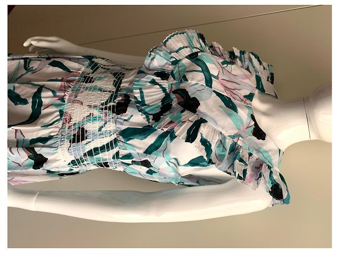 Tory Burch Vestido de popelina de algodón estampado Multicolor - vista 15