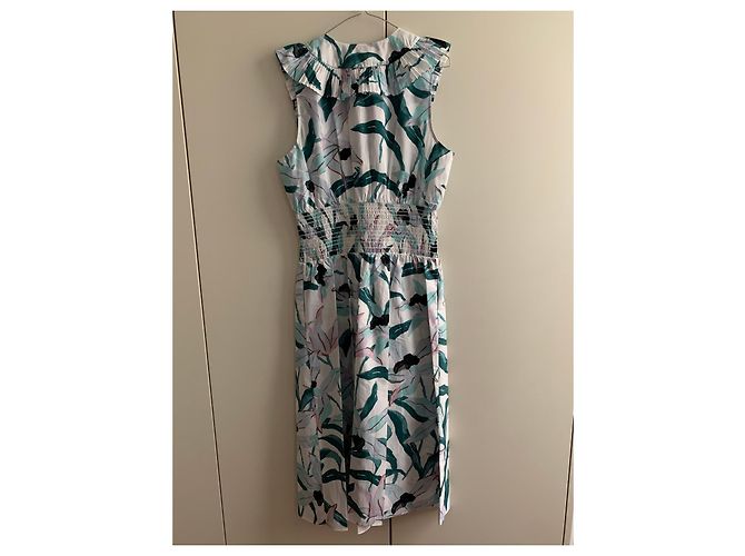 Tory Burch Vestido de popelina de algodón estampado Multicolor - vista 2
