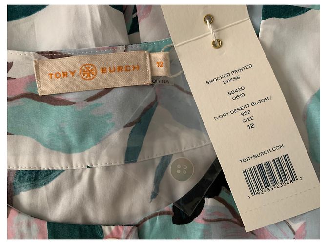 Tory Burch Vestido de popelina de algodón estampado Multicolor - vista 4
