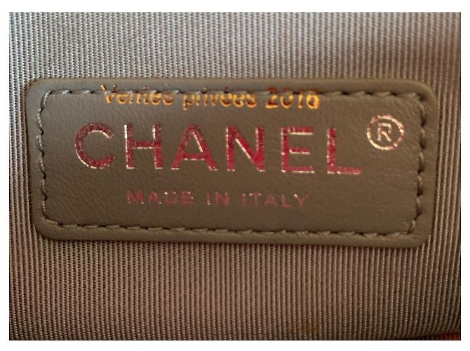 Borsa Chanel Boy Nano in velluto fucsia Fuschia - vista 9