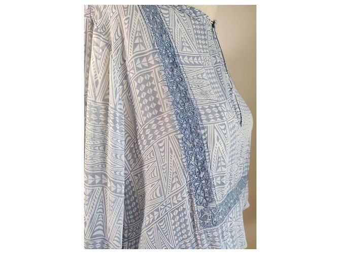 Autre Marque Top Hunky Dory Azul de Viscosa M/L - vista 4