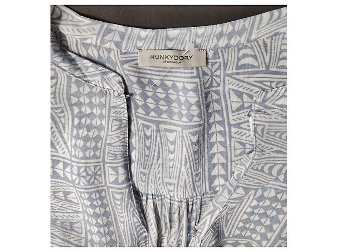 Autre Marque Top Hunky Dory Azul de Viscosa M/L - vista 6
