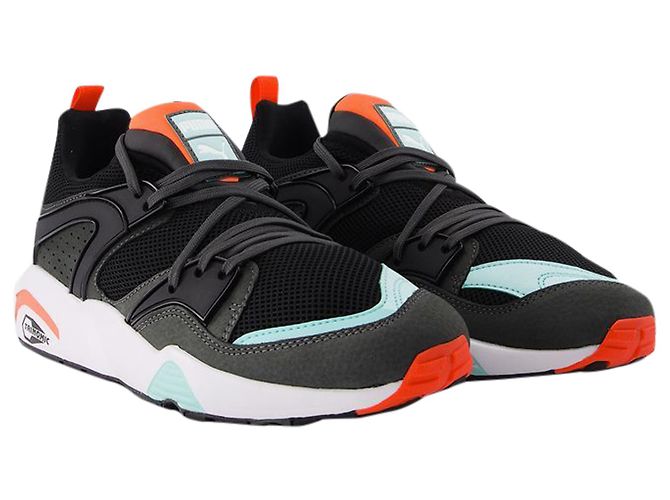 Puma Blaze of Glory Reverse Classics in pelle nera - vista 2