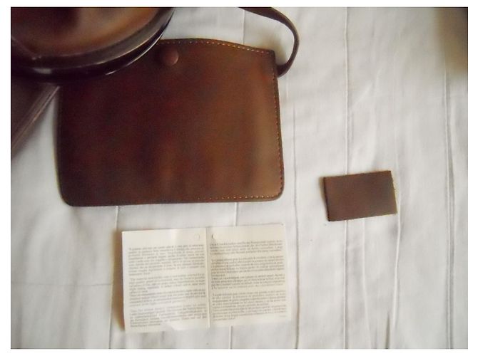 Borsa a mano in vera pelle MAX MARA Cognac - vista 7