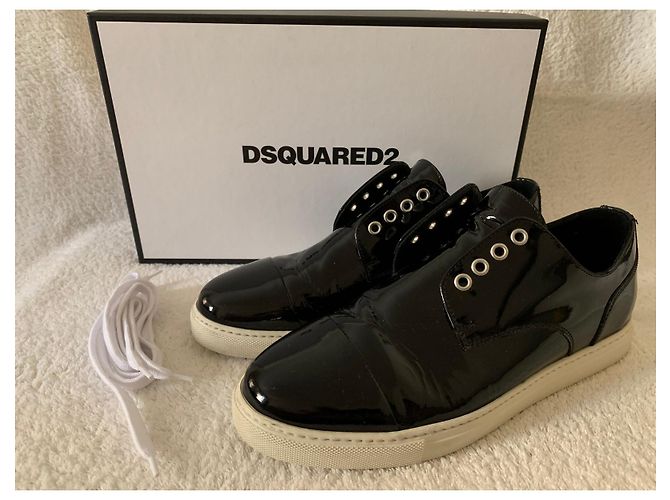 Dsquared2 Sneakers in vernice nera Nero - vista 12