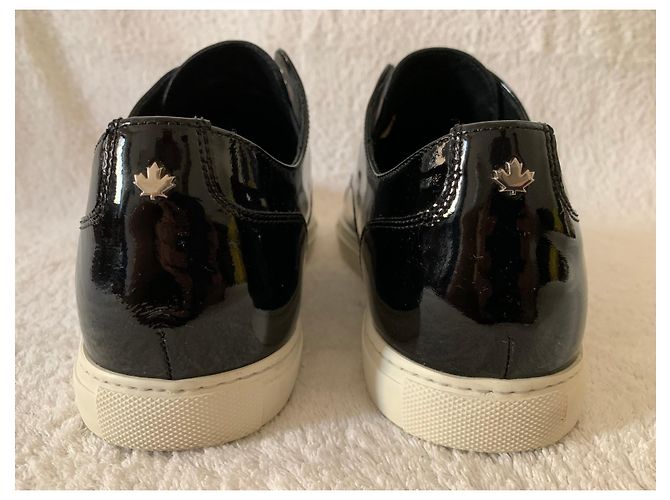 Dsquared2 Sneakers in vernice nera Nero - vista 4