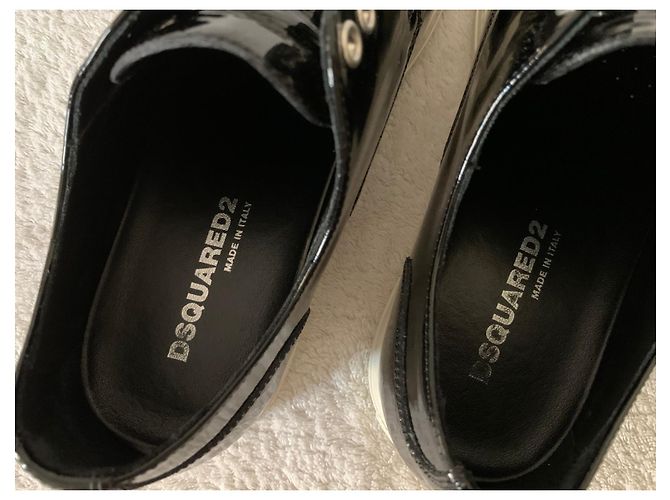 Dsquared2 Sneakers in vernice nera Nero - vista 9