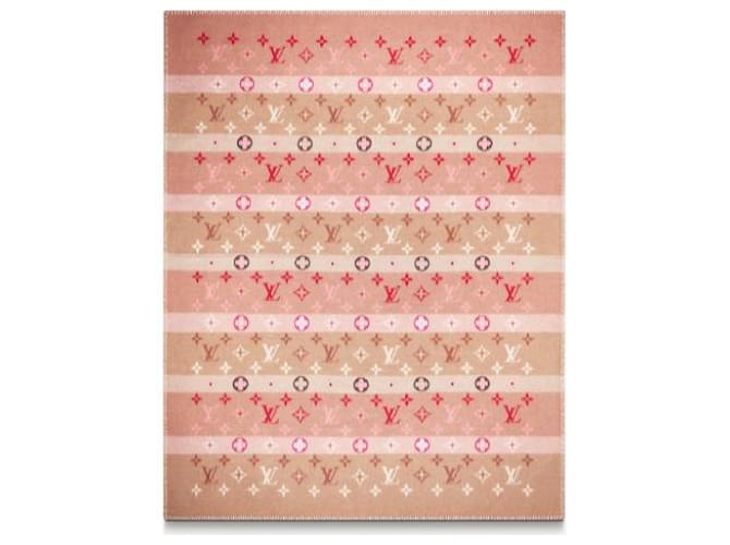 LOUIS VUITTON Plaid cover "Together" nuovo multicolor Beige - vista 4