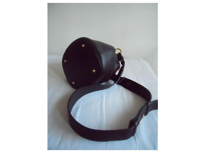 Bolso de cuero auténtico MAX MARA Negro - vista 5