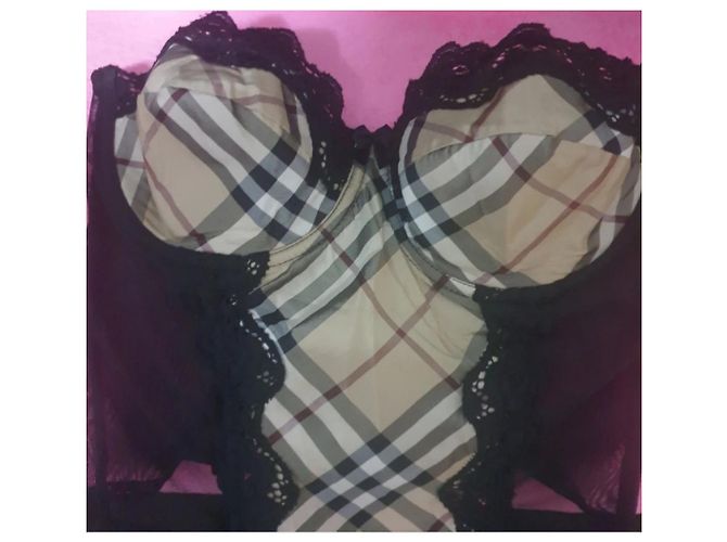 Corset Burberry de Viscose Multicor - vista 5