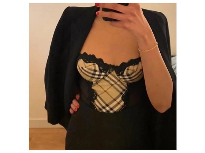 Corset Burberry de Viscose Multicor - vista 9