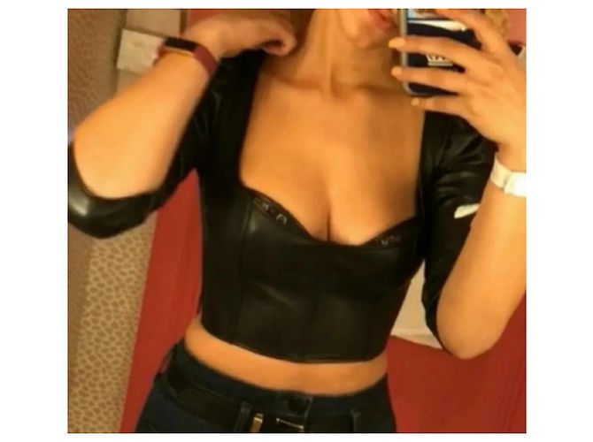 Autre Marque Bustier Victoria's Secret de polipiel negro - Ansicht 10