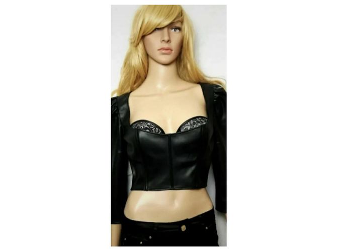 Autre Marque Bustier Victoria's Secret de polipiel negro - Ansicht 2