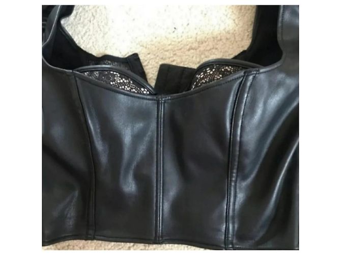 Autre Marque Bustier Victoria's Secret de polipiel negro - Ansicht 5