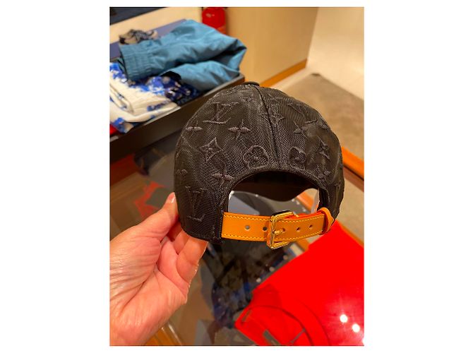 Louis Vuitton Monogramm Mesh Cap Blau - Ansicht 3